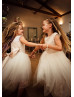 Cap Sleeves Velvet Tulle Flower Girl Dress Cap Sleeves Velvet Tulle Flower Girl Dress